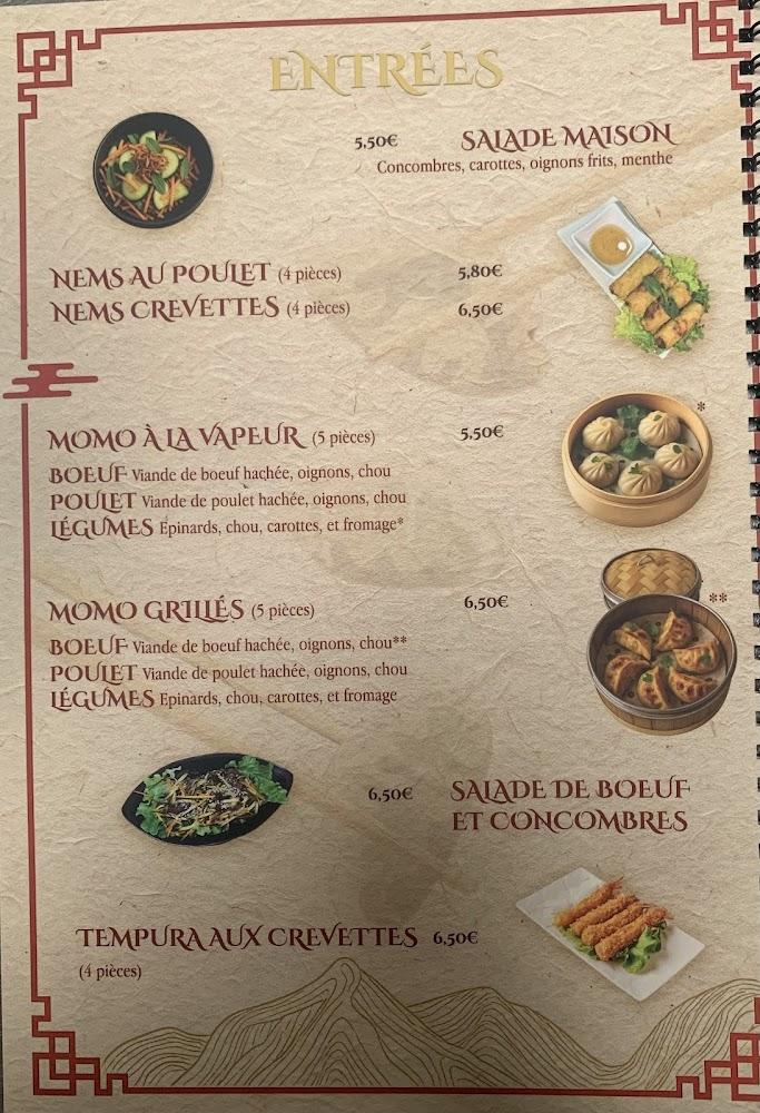 GYAWO Restaurant Tibétain - Spécialités Tibétain - Cuisine faite maison à Amiens - Menu Image 3